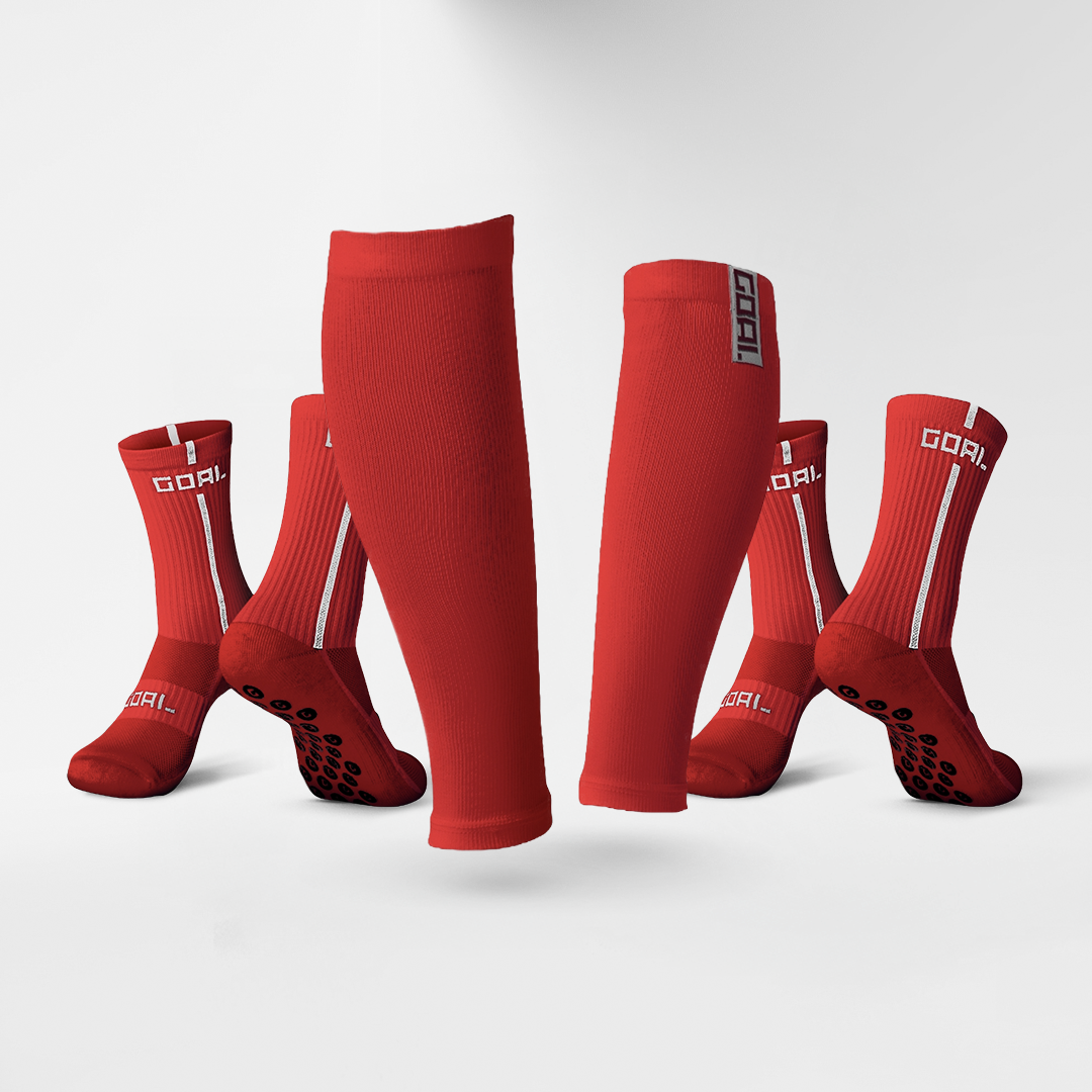 GRIP SOCKS X2 + MANGA PARA PANTORRILLAS